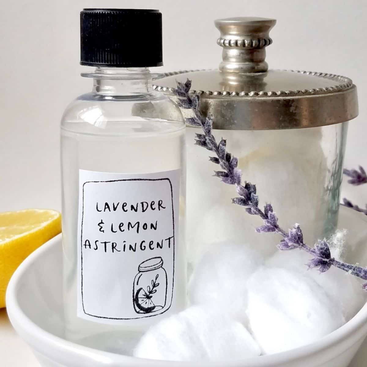 DIY Lavender & Lemon Astringent