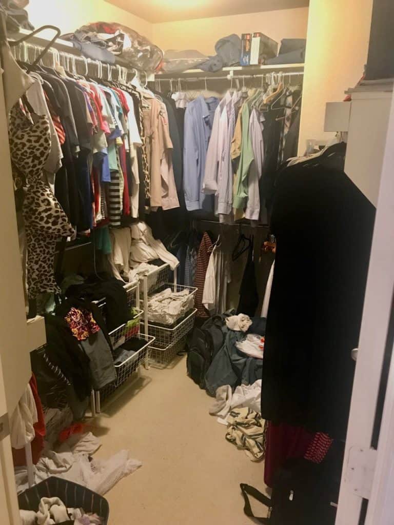 We want to show you the real in our lives not just the post perfect side of things. Our readers pick what they want to see. Are you curious to see what our closets usually look like? Just keep reading! | We Three Shanes