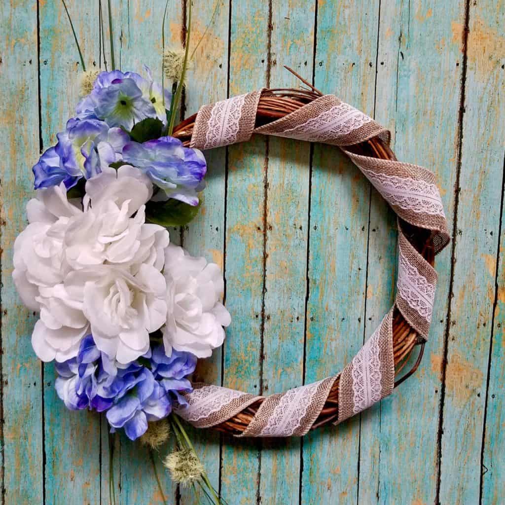 Wreaths are a great way to add some color & beauty to your front door, but they can get expensive! A quick & easy project, these frugal DIY Spring Wreaths can be made on any budget. We've got step by step tutorials and shopping guides for a $5, $15, or $25 wreath. Get creative & make the one that's right for you! | WeThree Shanes