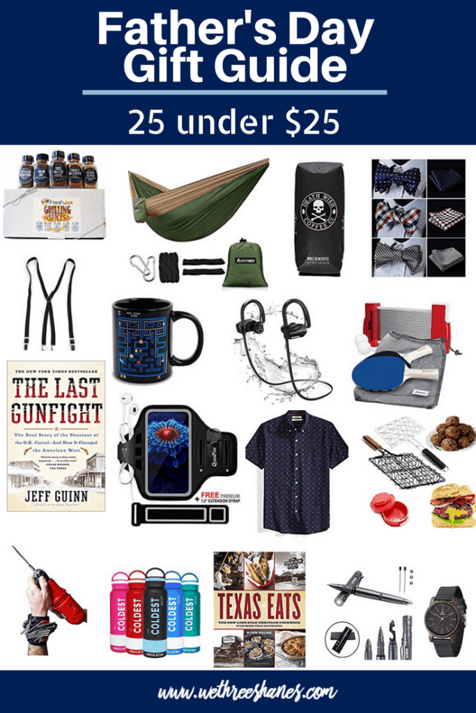 Father's Day Gifts for Dad | 25 under $25 | We Three Shanes