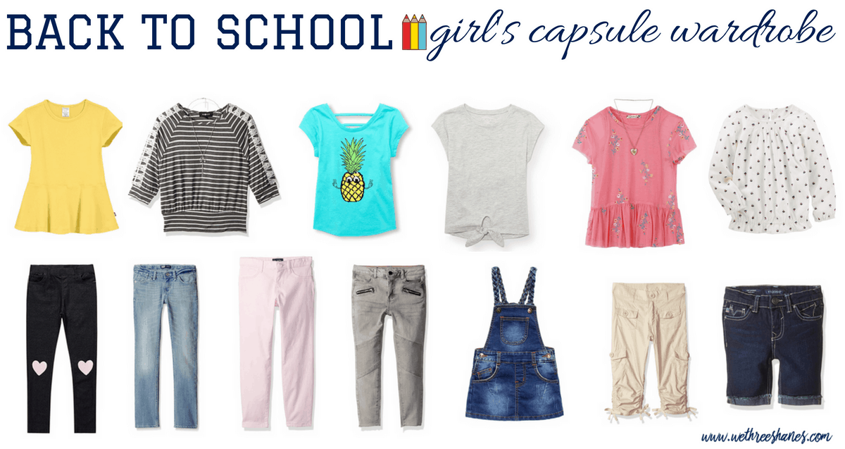 Back to School Capsule Wardrobe for Girls