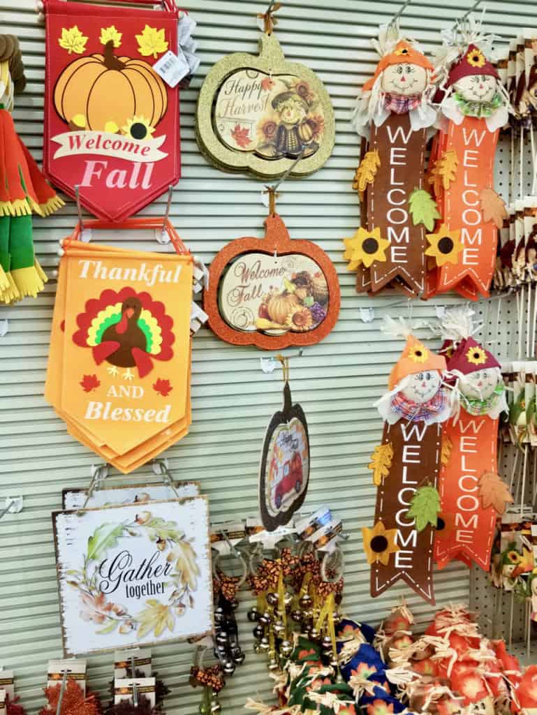 Fill your home with lovely decor this Fall, with a trip to the Dollar Tree. Today I'm sharing the Best Dollar Store Fall Decor finds to help you save money this season. | We Three Shanes