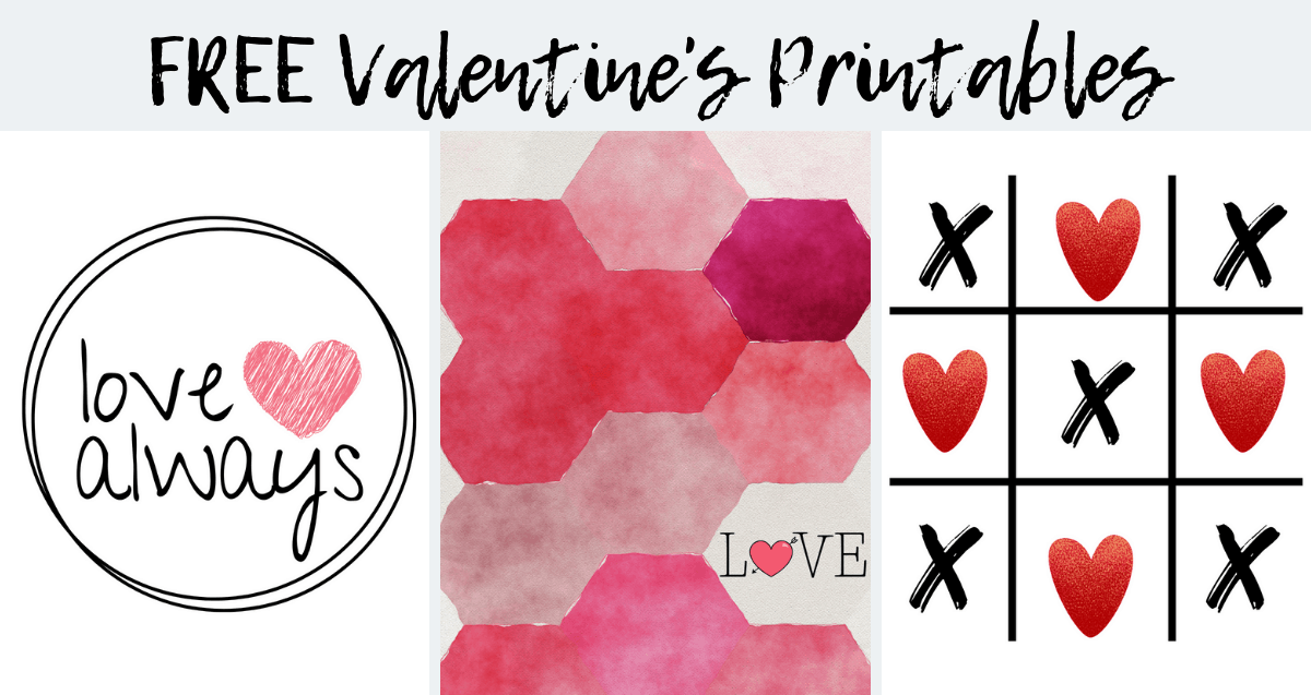 Free Printable Valentine's Day Wall Art | We Three Shanes