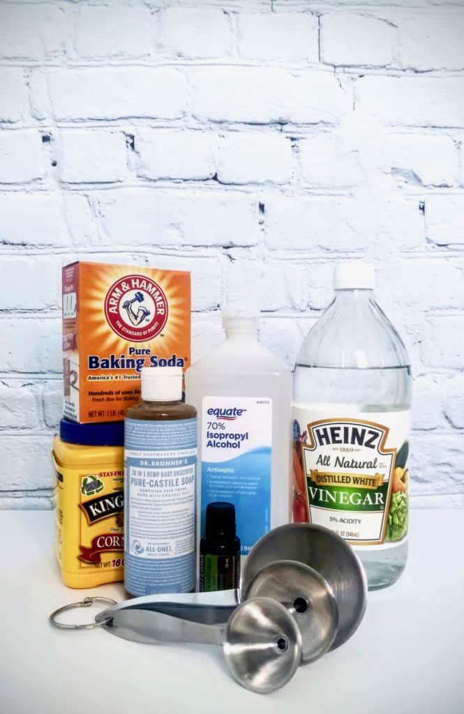 Want to ditch the chemicals found in commercial cleaners and save some cash? Check out how easy it is to make natural cleaning products using eco-friendly items you most likely have at home. Save some green while going green! | We Three Shanes