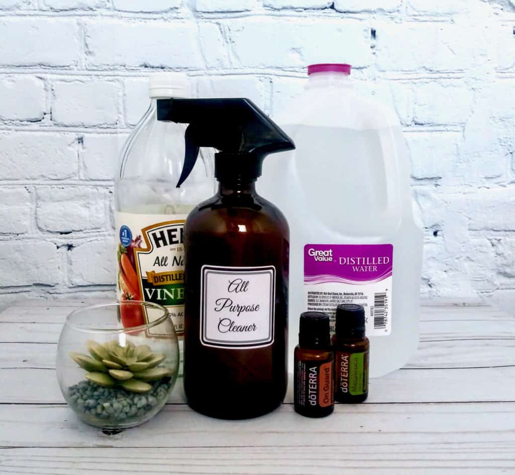 Make your own natural All Purpose Cleaner to use around the house. It's easy to make, cost effective, and gets the nasty chemicals out of your home. | We Three Shanes 