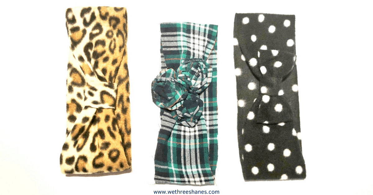 DIY No Sew Ear Warmers – 3 Ways