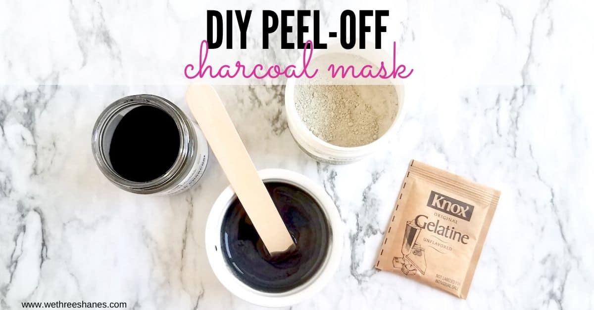 DIY Charcoal Peel-Off Mask Without Glue!