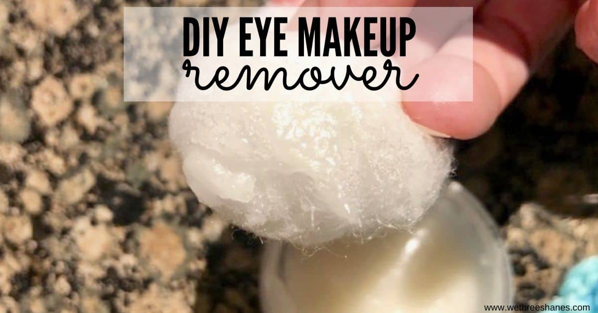 Natural DIY Eye Makeup Remover