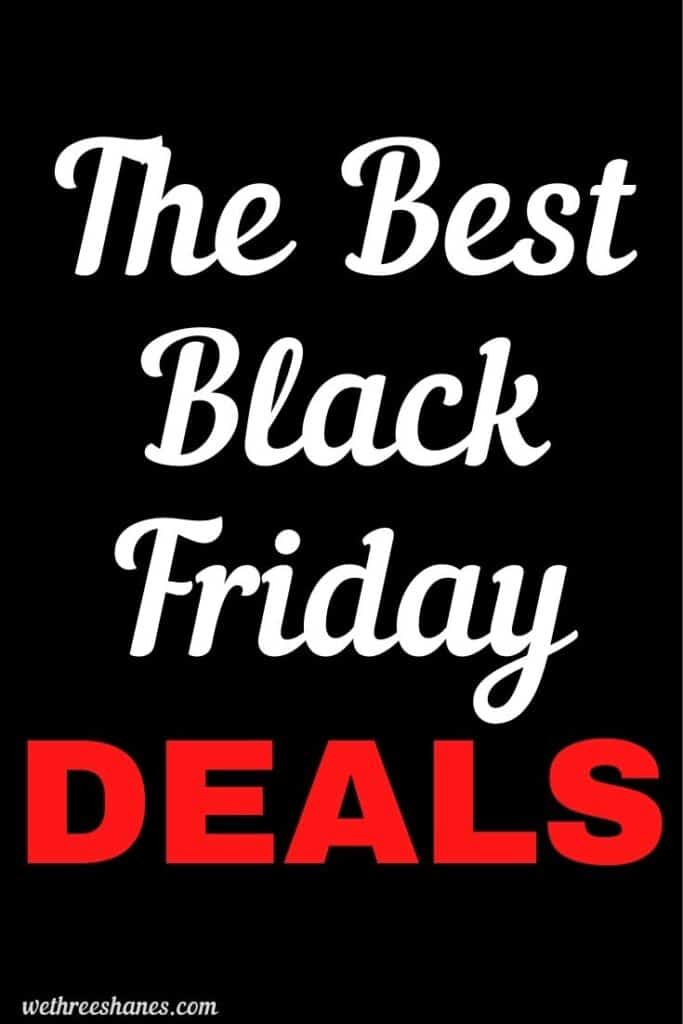 Our favorite Black Friday deals. Get an organized and clean home while saving money. | We Three Shanes