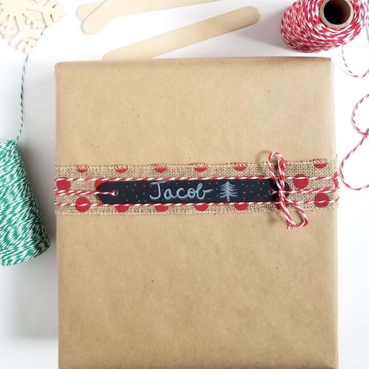 DIY  Reusable Craft Stick Gift Tags