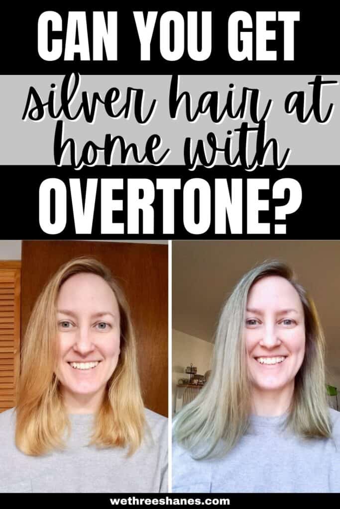 Before wasting your money on Overtone Vibrant Silver color conditioner you need to read this honest review to see if it will actually work on your hair. | We Three Shanes