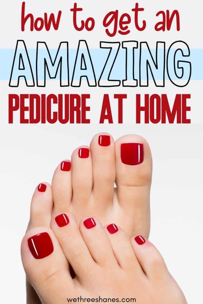 These pedicure tools make it easy to get a salon quality pedicure from the comfort of your own home. Save money without skimping on style! | We Three Shanes