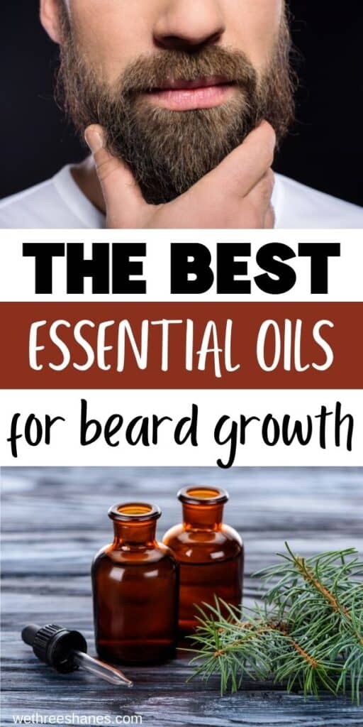 Learn about the best essential oils for beards and why they work so well. Then customize your own homemade beard oil based on your needs. | We Three Shanes