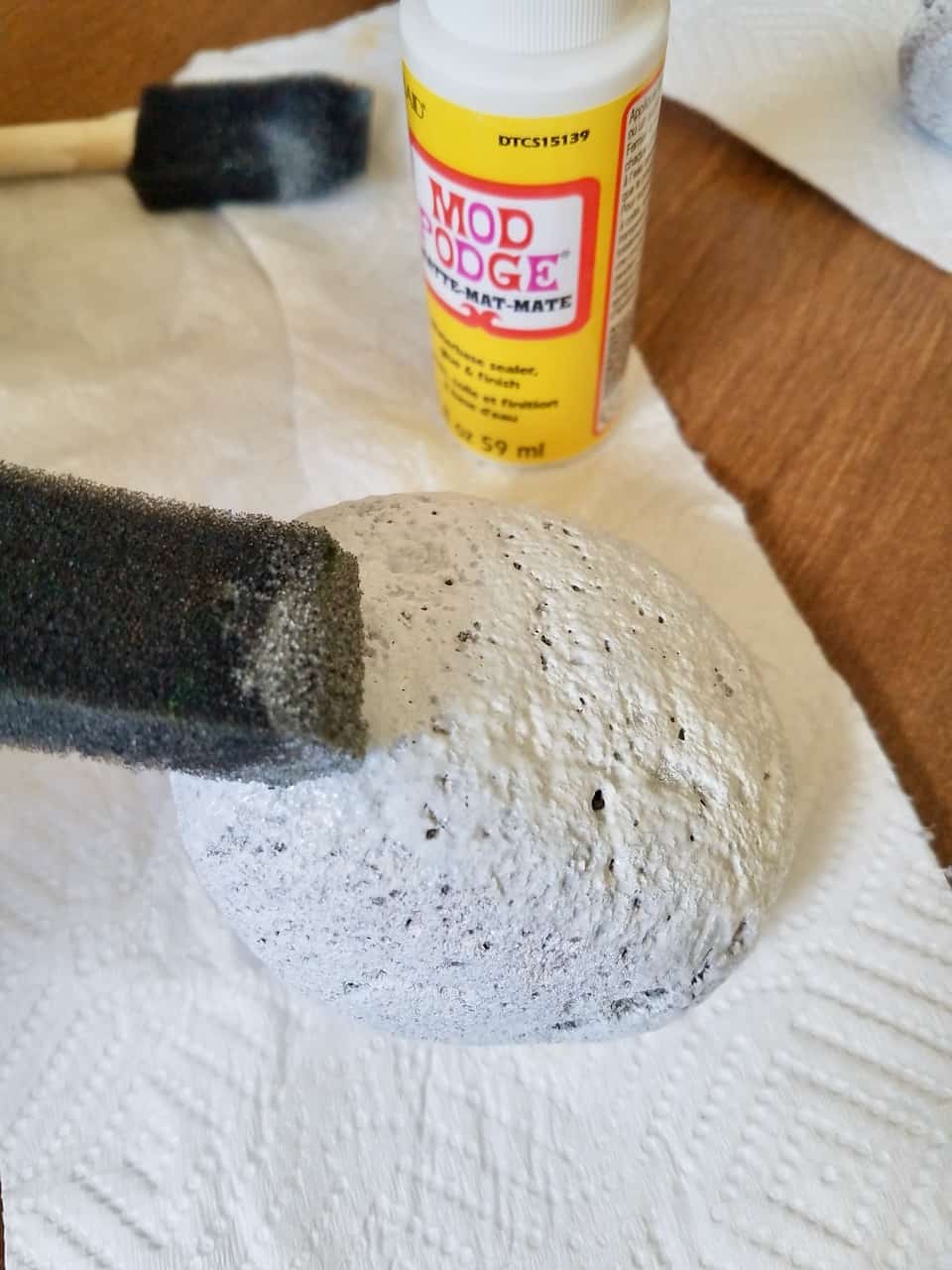 How to Decoupage Rocks With Napkins We Three Shanes