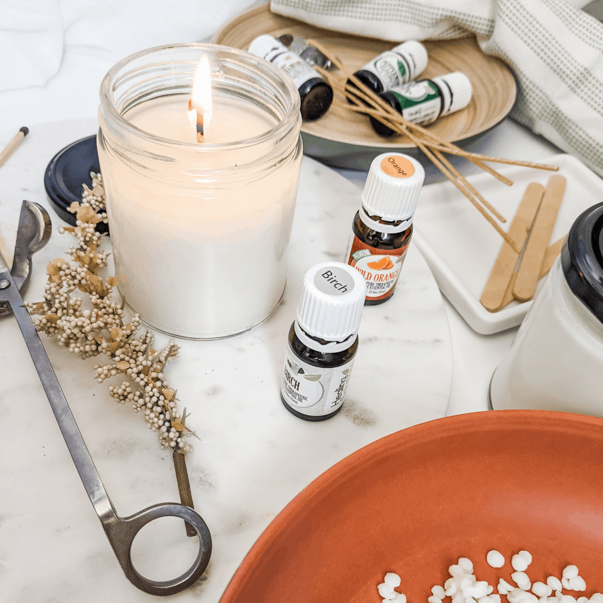 Homemade Natural Candles