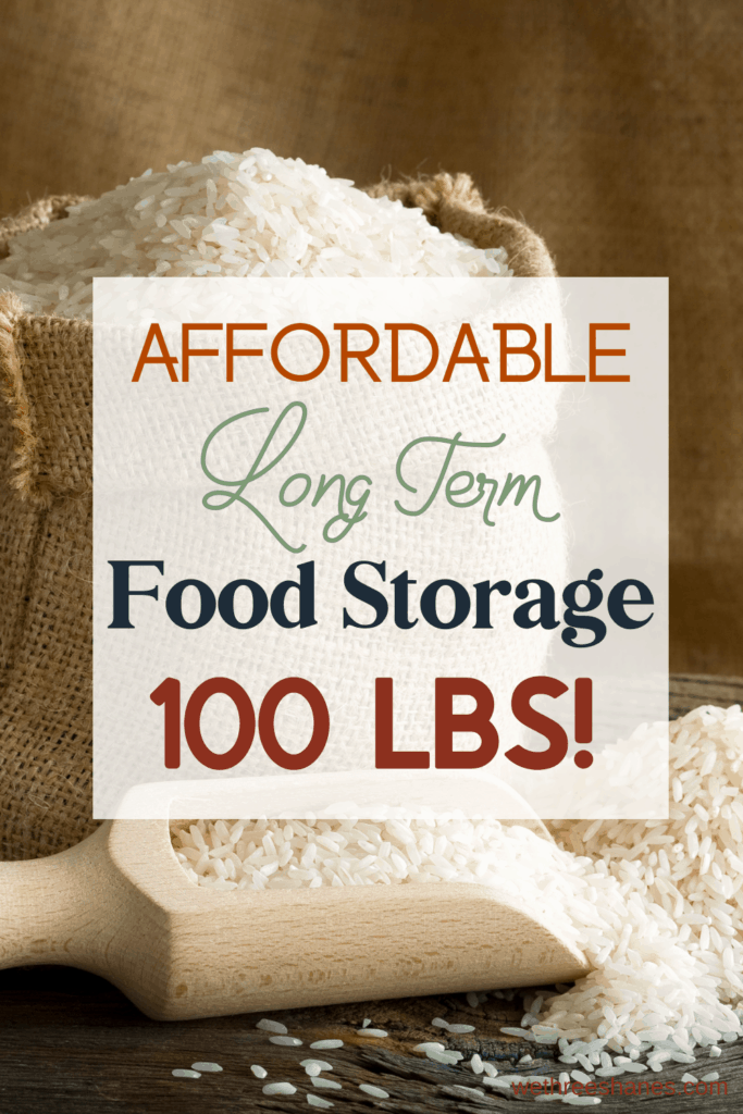 How to store rice and beans for up to 25 years for your emergency food storage.