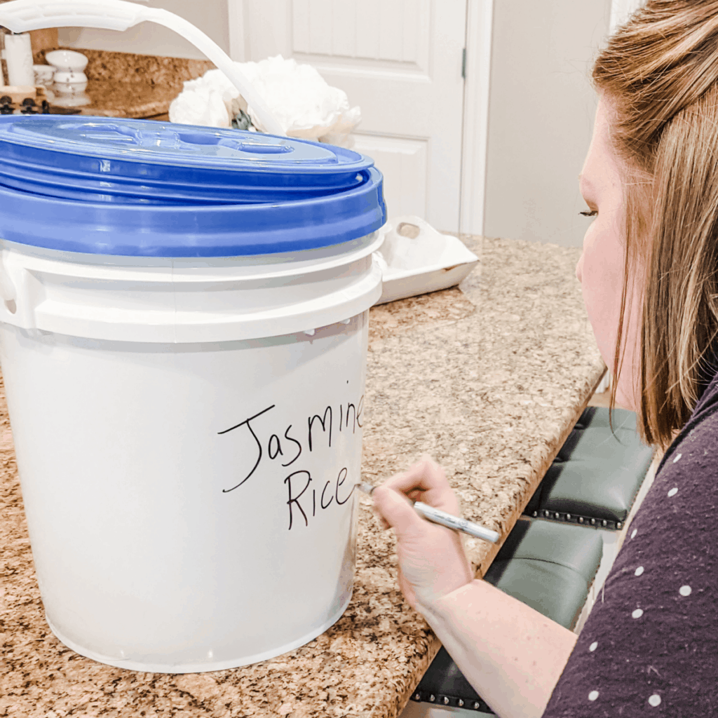 Labeling your long term food storage