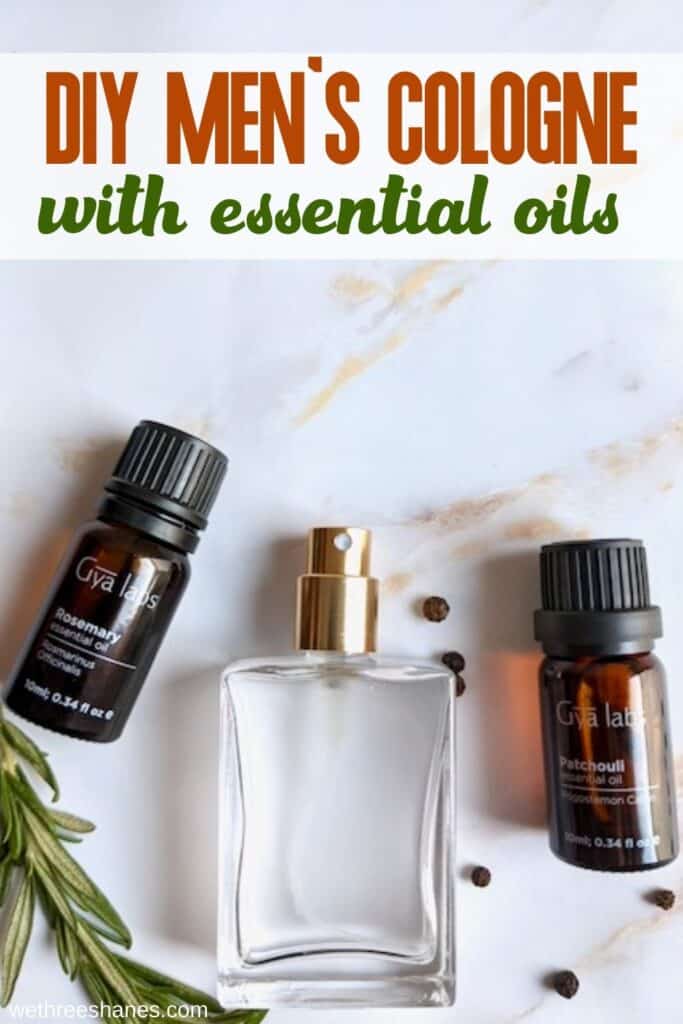 Homemade cologne is the best way to keep the chemicals away. Learn how to make your own or use one of 5 included recipes. | We Three Shanes