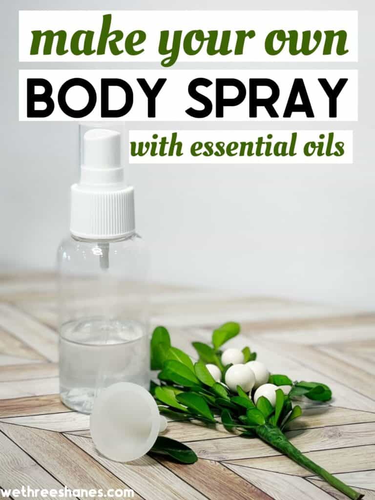 Learn how to make your own body spray. It's easy and fun to create your own signature scent. | WeThreeShanes 