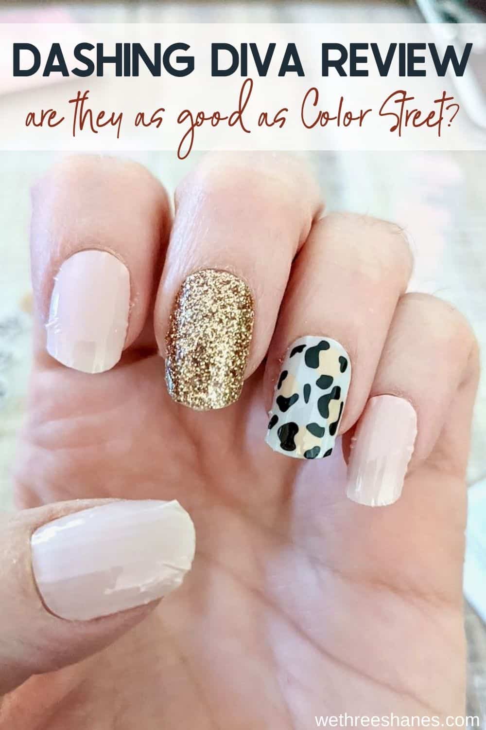 Dashing Diva Gloss Nail Strip Review We Three Shanes