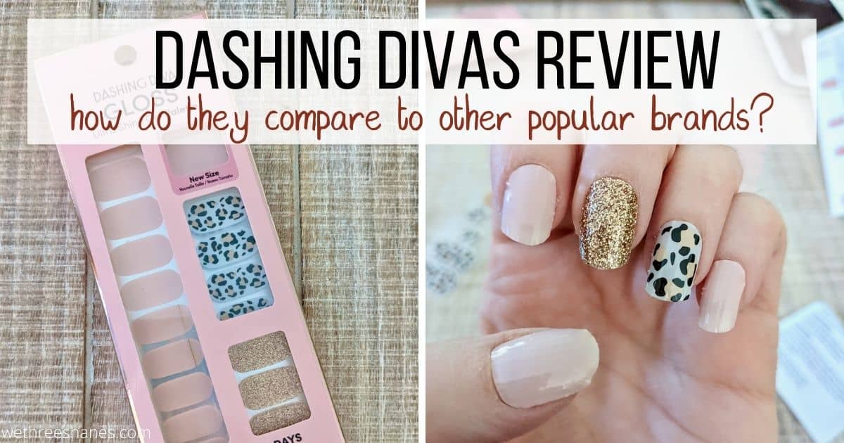 Dashing Diva Gloss Nail Strip Review | We Three Shanes
