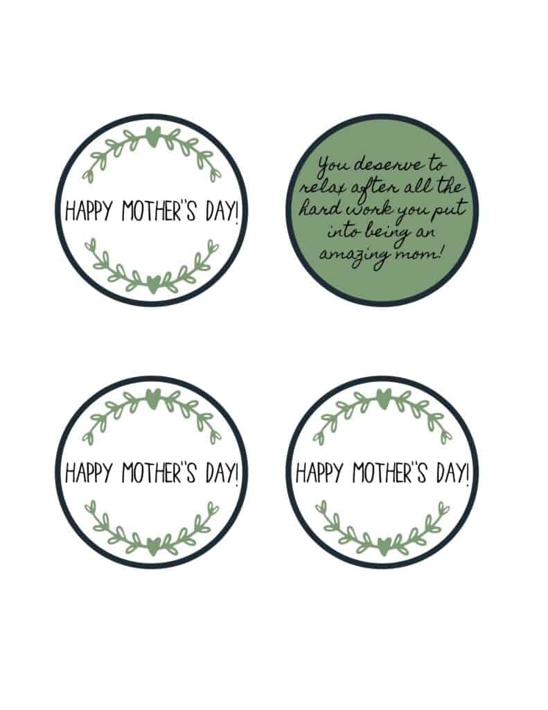 Free Printable Mother's day tags