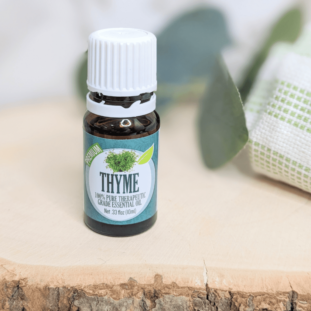 Thyme, one of the best essential oils for fighting food-borne bacteria.