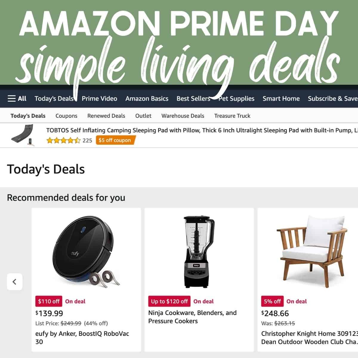 Amazon Prime Days | Simple Living Deals 2022