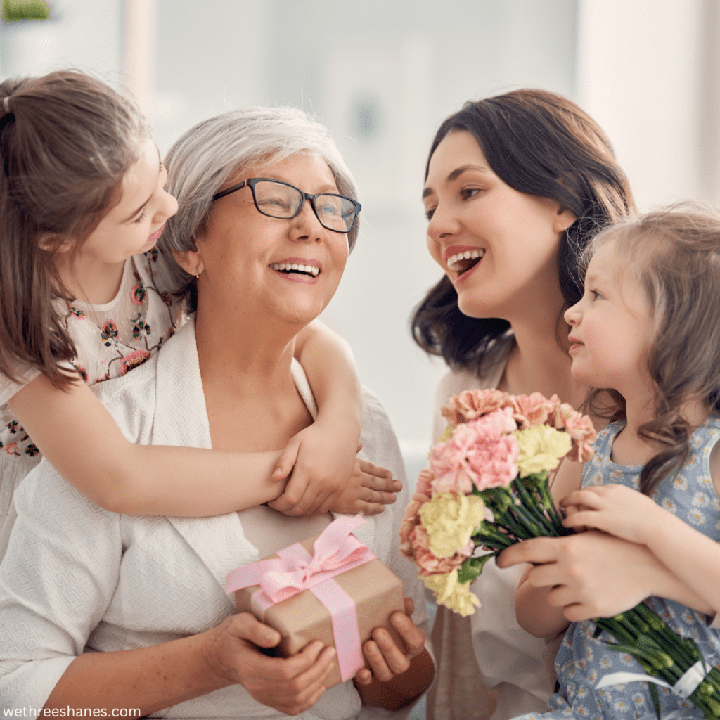 Mothers and daughters together 