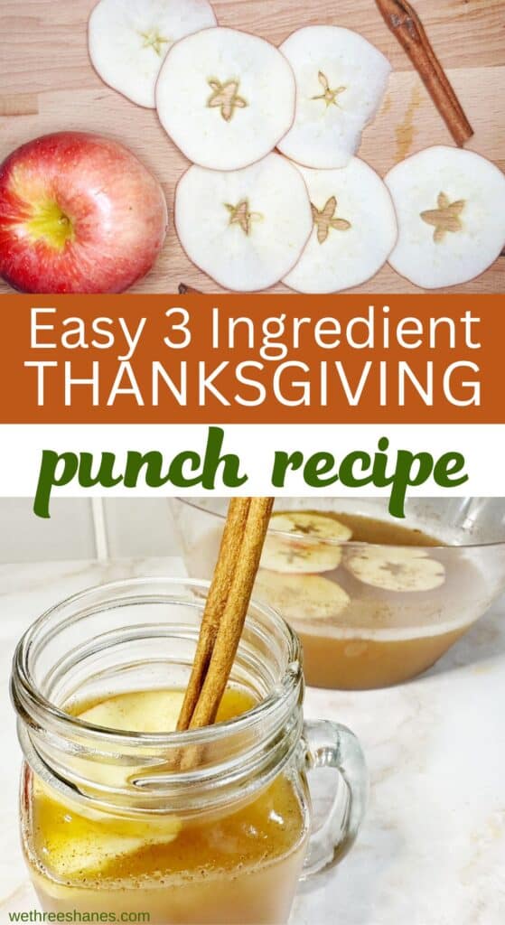 fall punch recipe that's great for Thanksgiving.