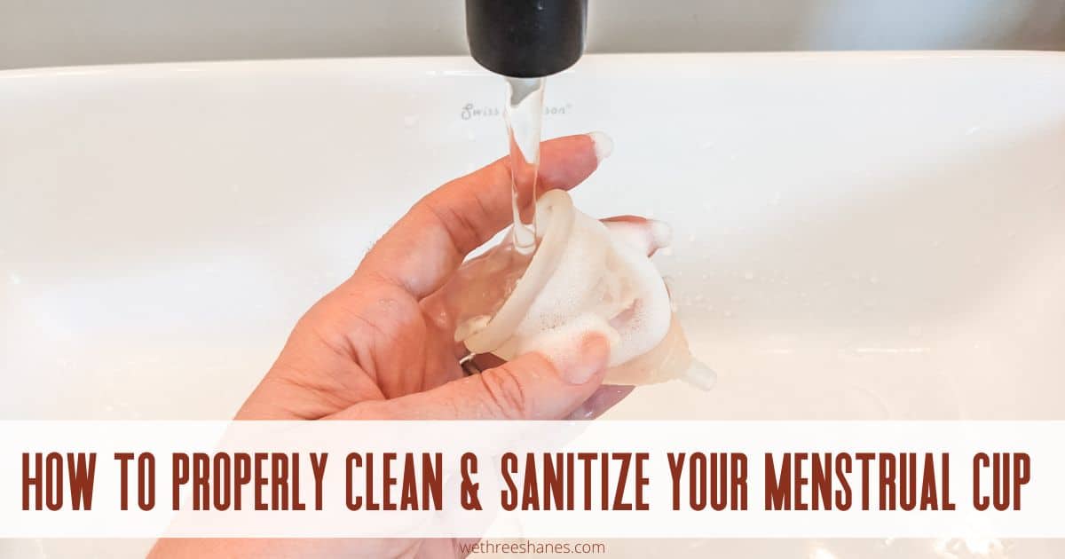 How to Properly Clean and Sterilize a Menstrual Cup We Three Shanes