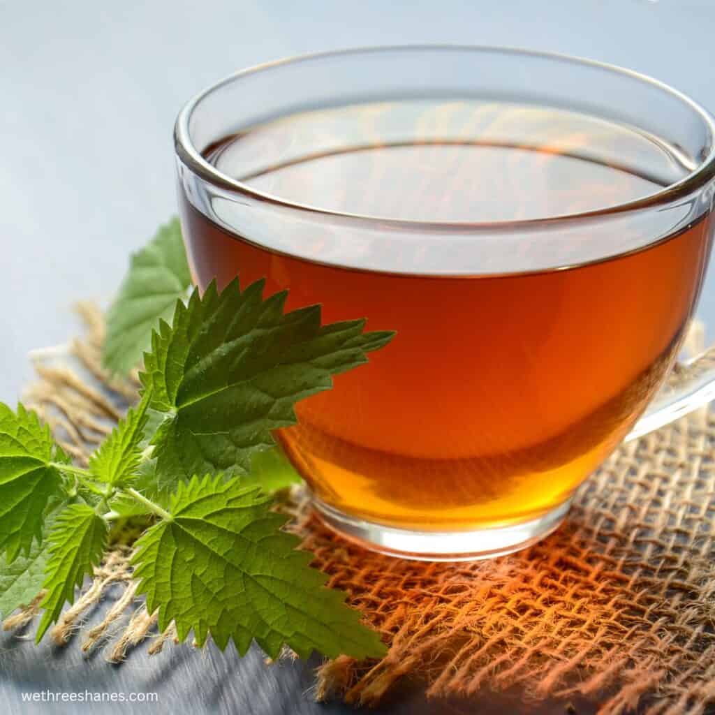 Peppermint tea for cold and flu season.