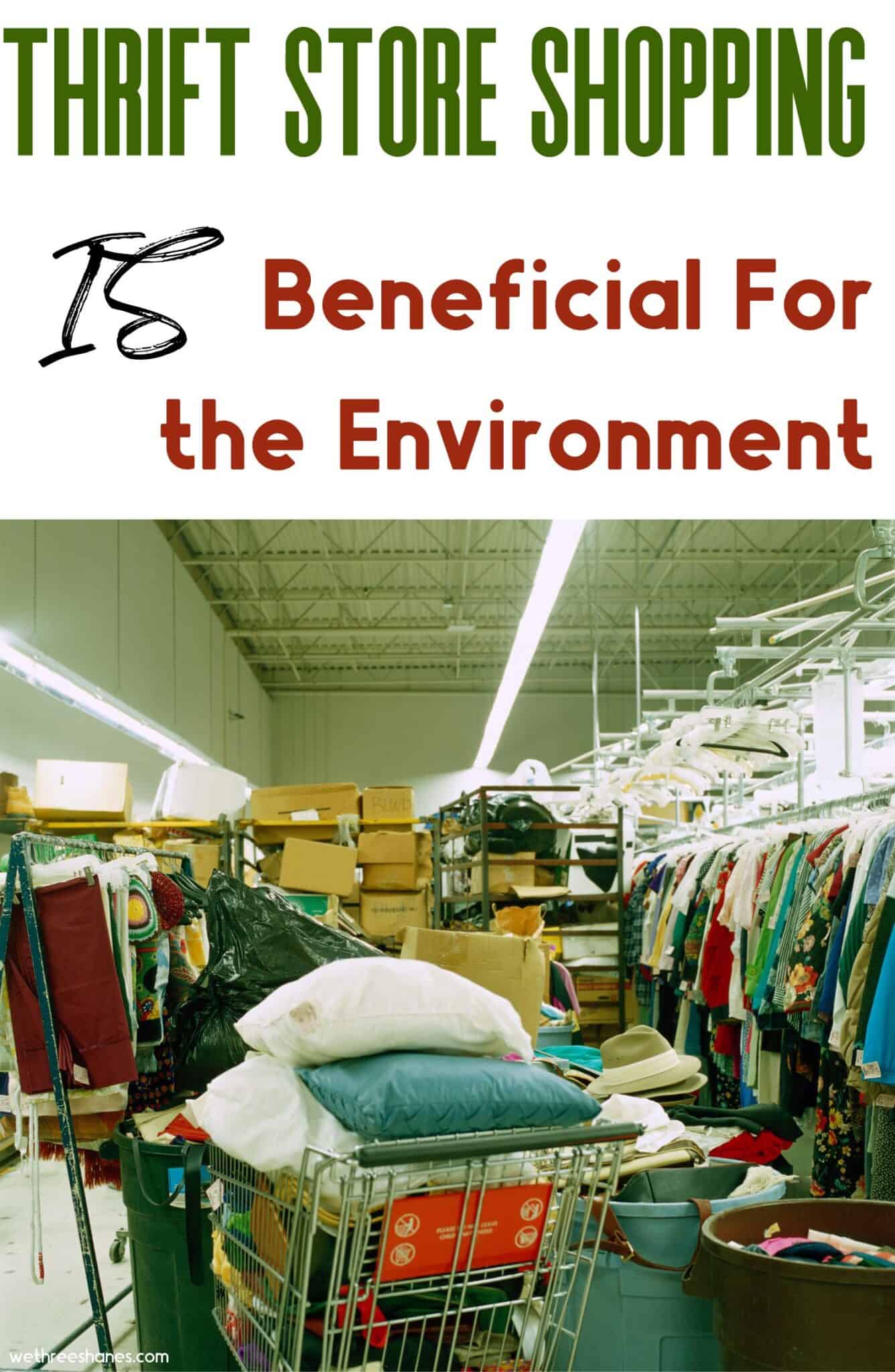 How Thrift Store Shopping Is Beneficial For The Environment We Three