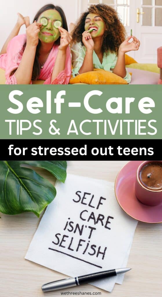 Self-care tips and activities for teens