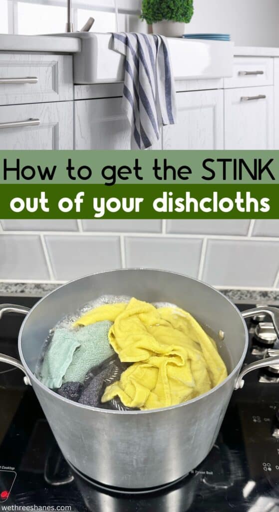 How To Get The Stink Out Of Your Favorite Dishcloths We Three Shanes