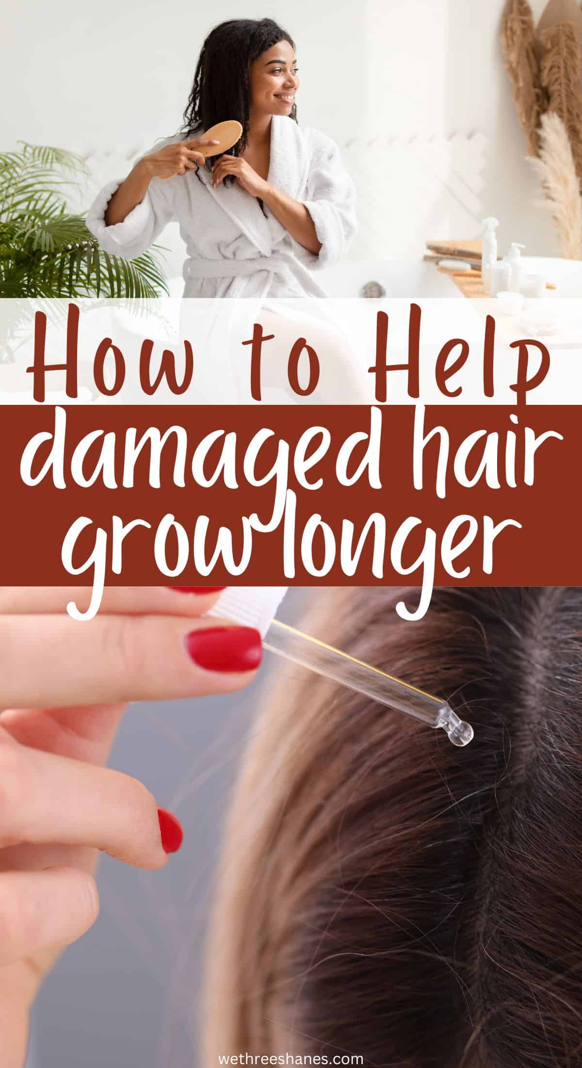 How To Help Damaged Hair Grow Faster We Three Shanes